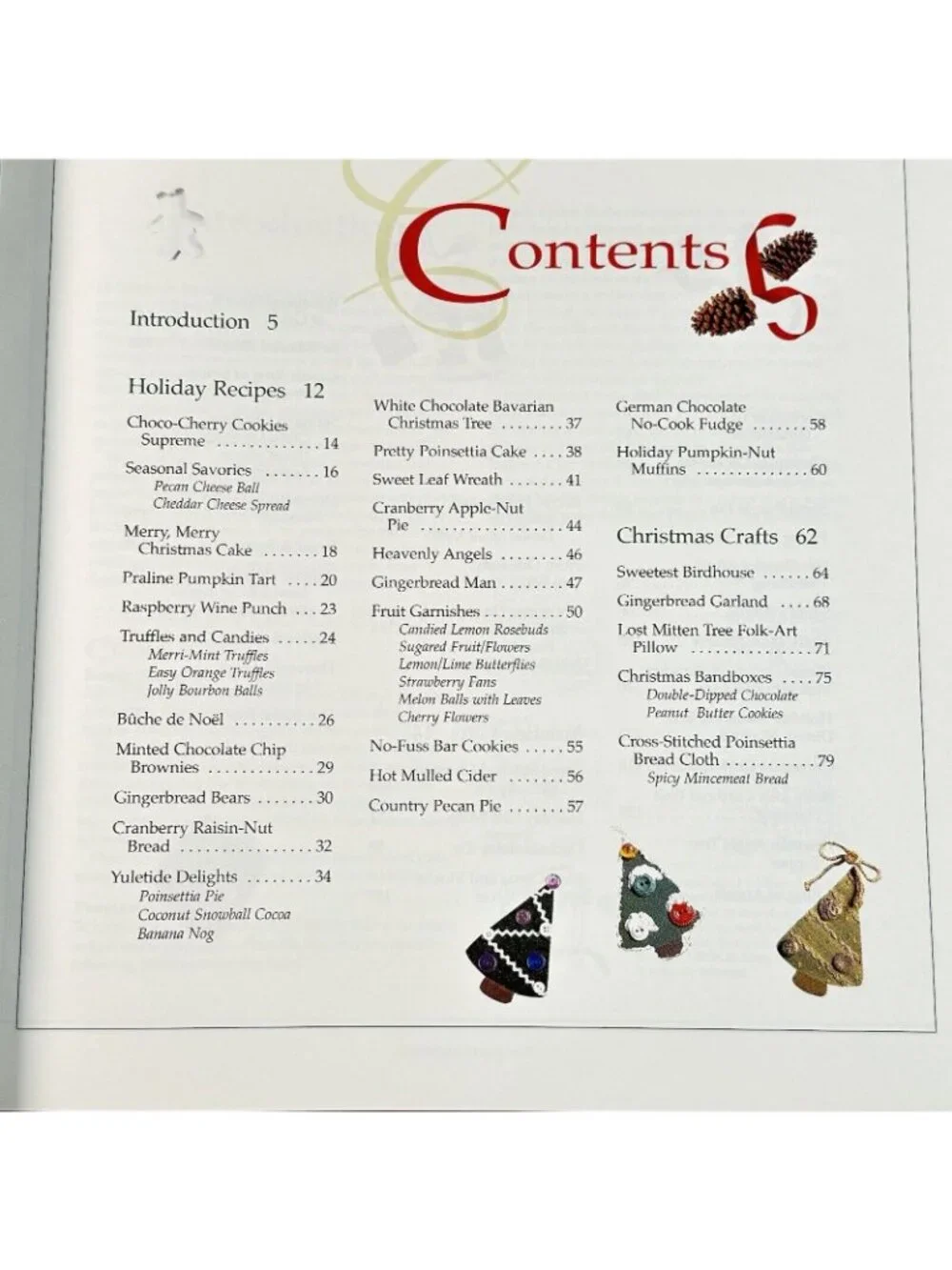 Treasury Of Christmas Cooking Crafts & Gifts Hardcover Book